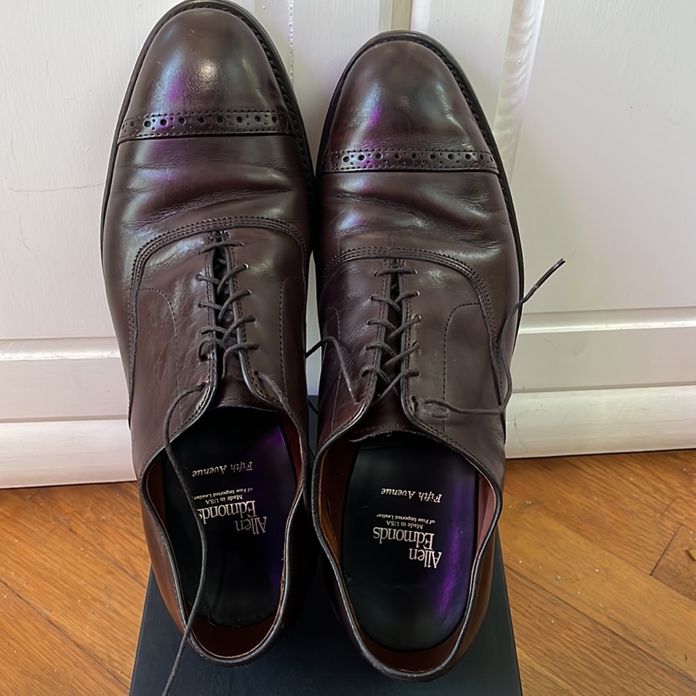 Allen Edmonds Fifth Ave Brown Dress Shoe